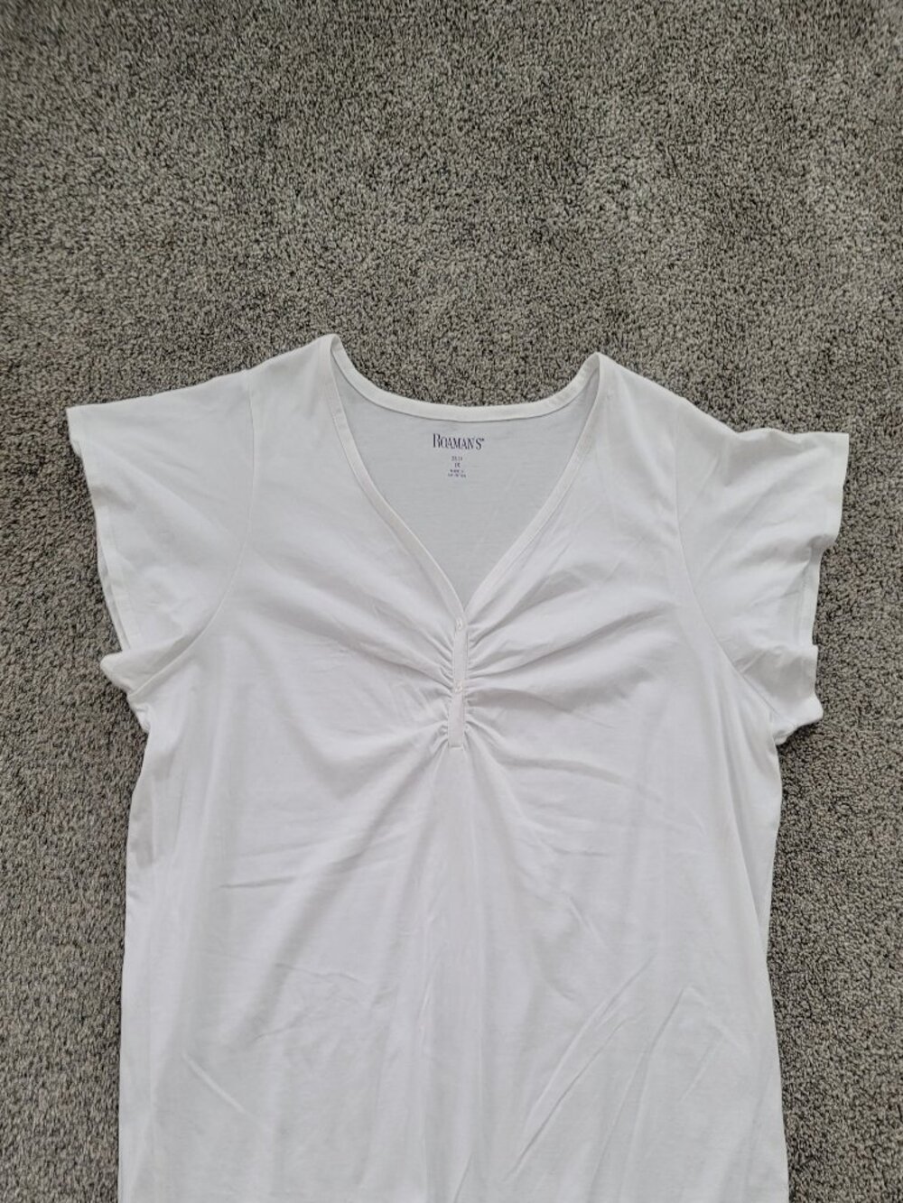 Romans White Shirt Size 1X 22/24